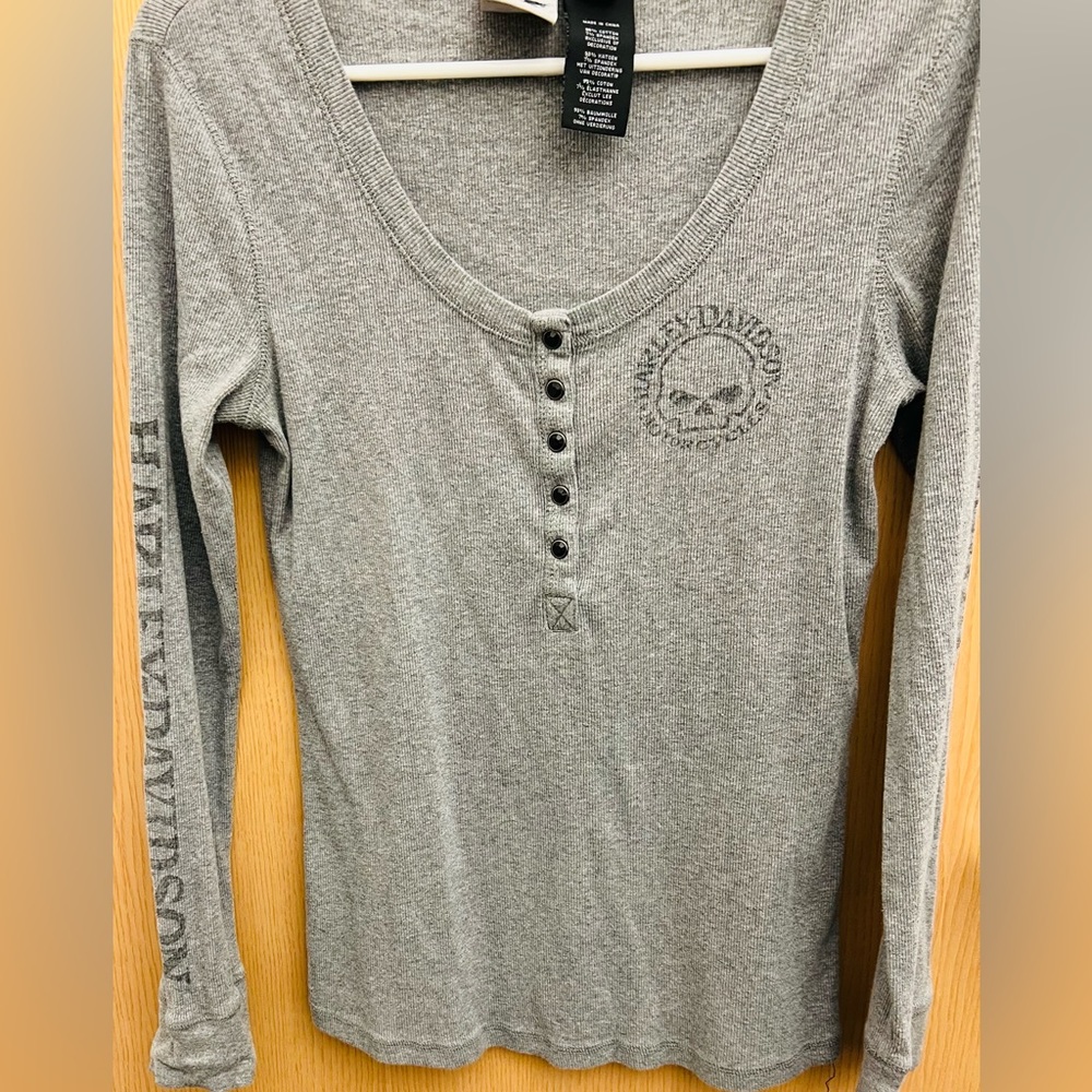Harley-Davidson Henley Long Sleeve Shirt